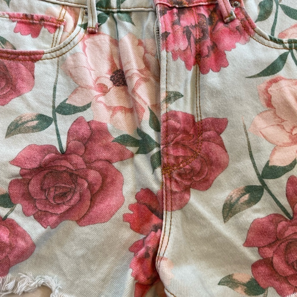 Driftwood Goldie- Masquerade Sky Cotton Shorts Size 29 SOLD OUT - Picture 6 of 11